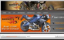 Barker's Performance website designed by Gaddy Web Design