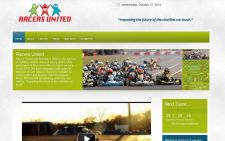 Racers United website designed by Gaddy Web Design